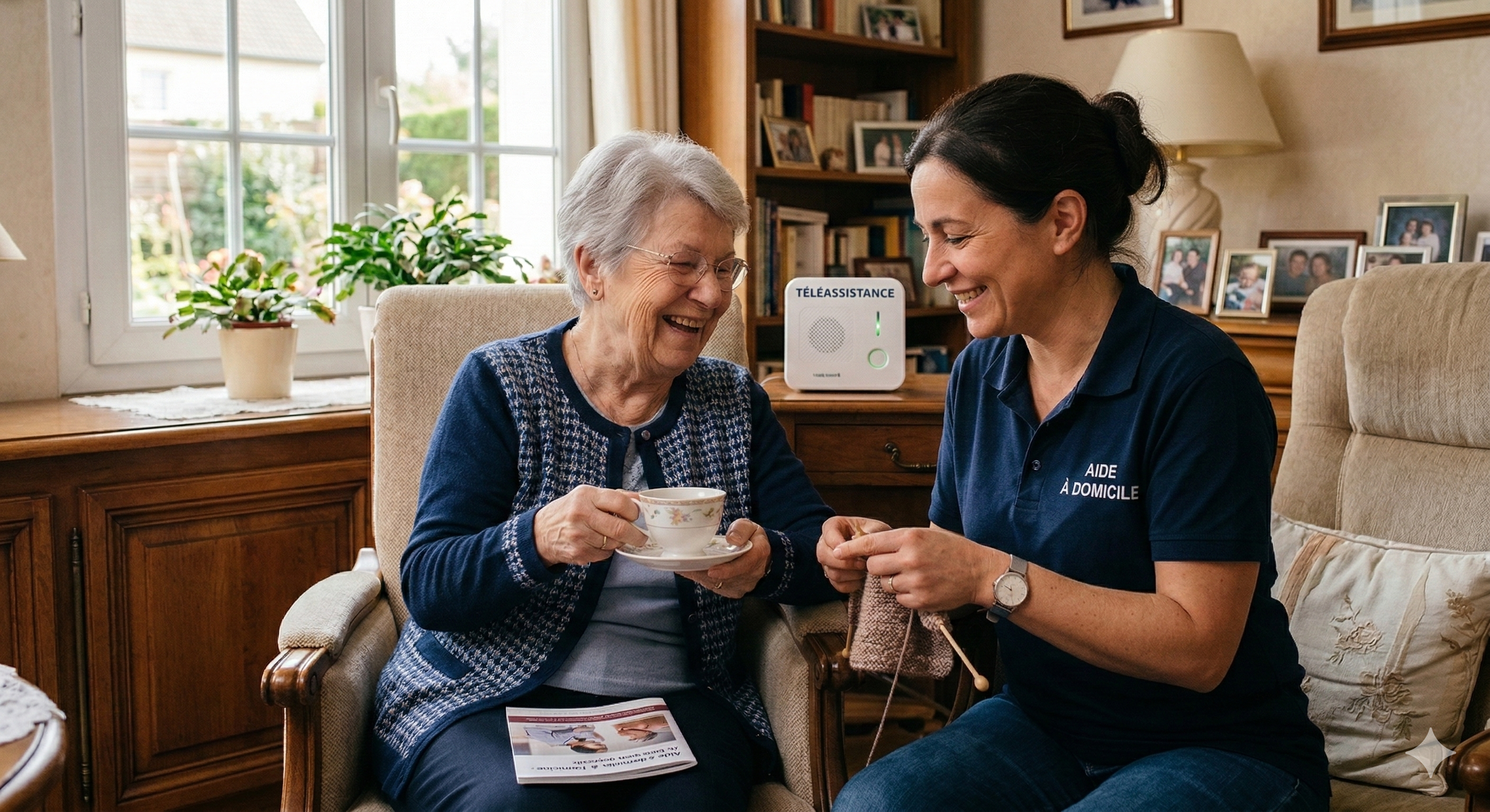 Aide à domicile et téléassistance - le duo gagnant pour le maintien à domicile des seniors
