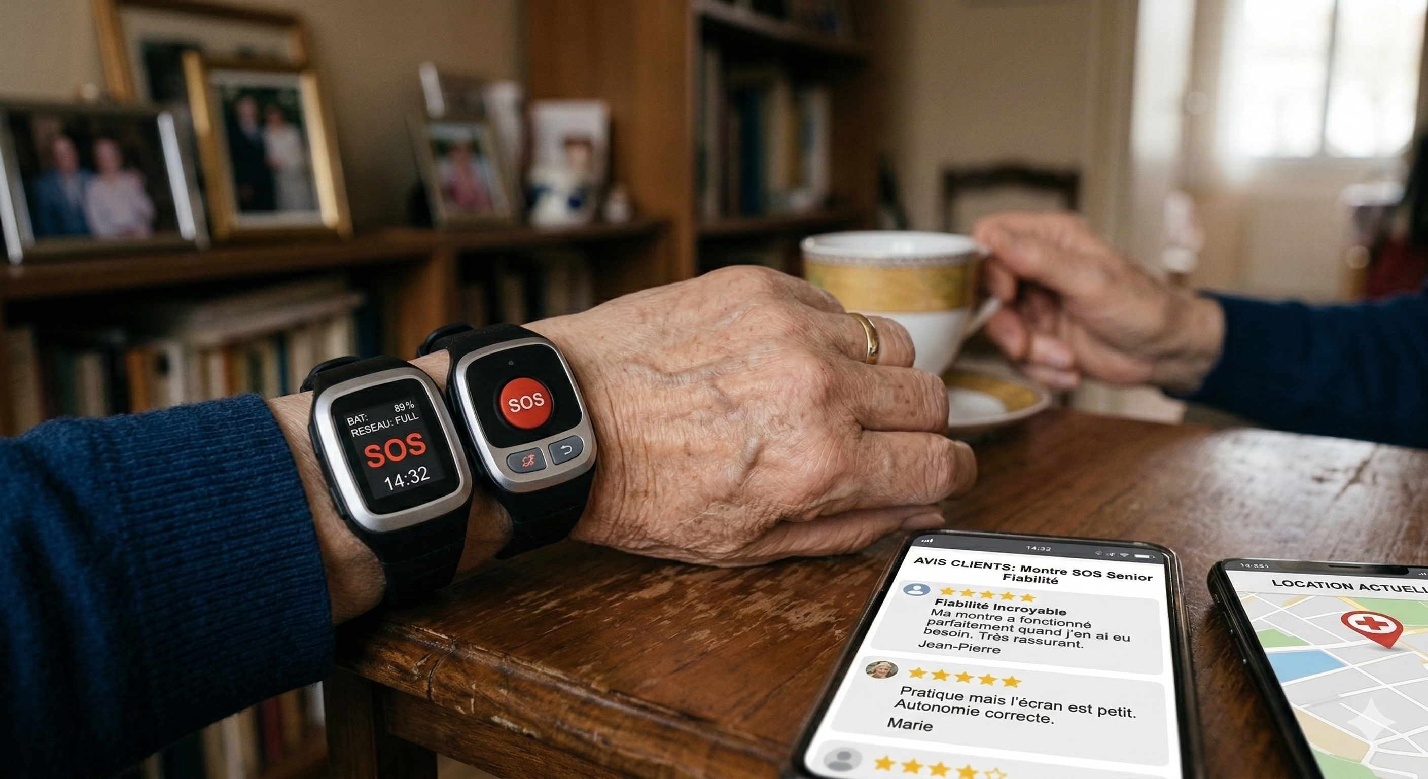 Montre connectée SOS senior - test de fiabilité par un ergothérapeute